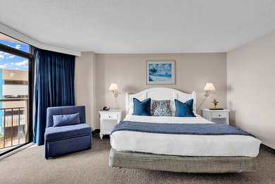 Spacious unit with ocean views from TWO separate balconies. This