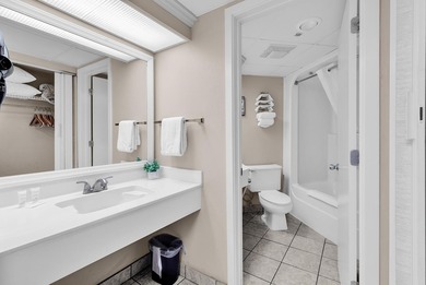 Spacious unit with ocean views from TWO separate balconies. This