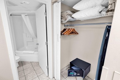 Spacious unit with ocean views from TWO separate balconies. This