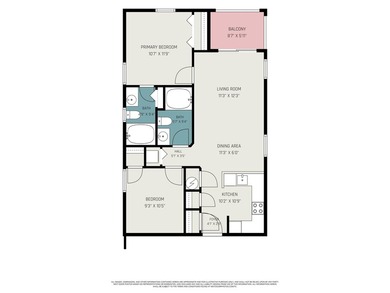 Bright and inviting 2-bedroom, 2-bathroom second-floor end-unit - photo 23