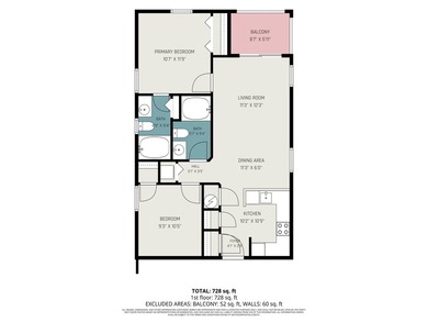 Bright and inviting 2-bedroom, 2-bathroom second-floor end-unit - photo 24