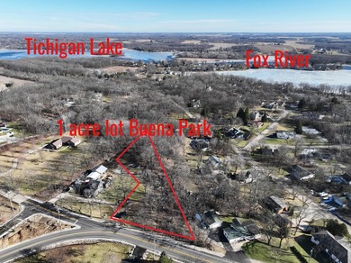 Tichigan Lake Lot For Sale in Waterford Wisconsin