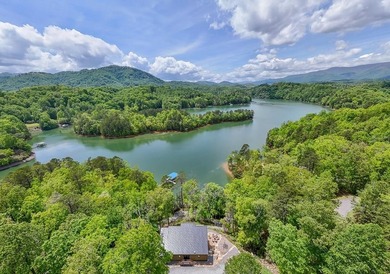 Secluded on Fontana Lake, this modern-mountain, custom-built - photo 1