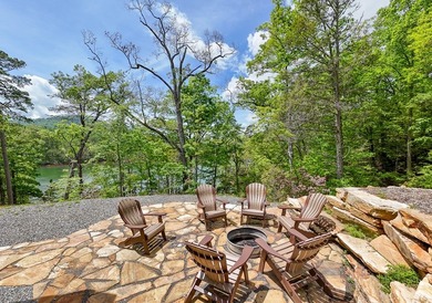 Secluded on Fontana Lake, this modern-mountain, custom-built - photo 10