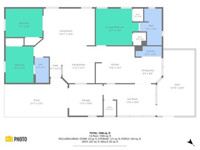 Welcome to this charming 3-bedroom, 2-bathroom land-owned home - photo 2