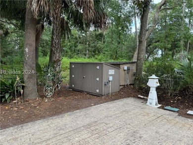 PERIMETER RV LOT 122 is a stamped concrete pad with a NEW - photo 5