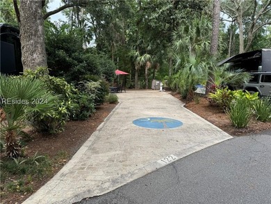 PERIMETER RV LOT 122 is a stamped concrete pad with a NEW - photo 7