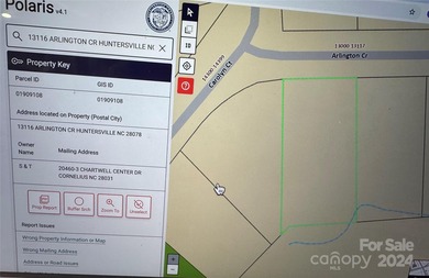 Lake Norman Lot For Sale in Huntersville North Carolina