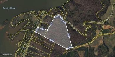 Beautiful secluded wooded 25 acre tract of land near Emory River - photo 1