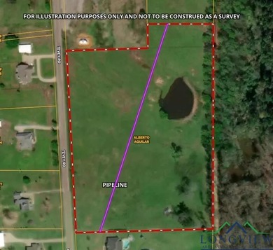 11 acres of mostly native pasture with a small pond. The - Lake Acreage For Sale in Longview, Texas