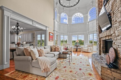 Gunite pool is Salt water, Crystal chandeliers in living room - photo 11