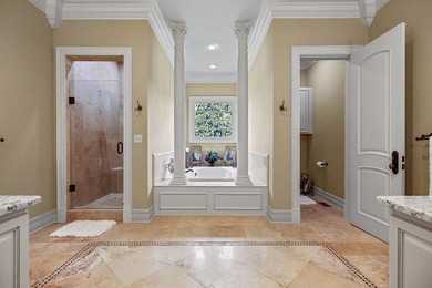 Gunite pool is Salt water, Crystal chandeliers in living room - photo 14