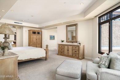 Anchored by an extraordinarily large 36-foot balcony, this