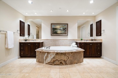 Anchored by an extraordinarily large 36-foot balcony, this