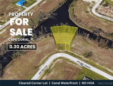 Cape Coral Area Lot Sale Pending in Cape Coral Florida