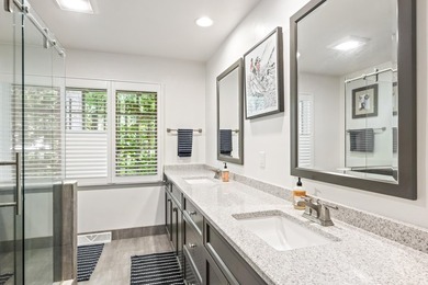 This 4-bedroom, 3-bath midcentury lake home offers 100 feet of - photo 35