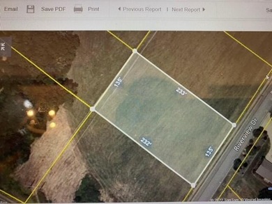 Nolichucky River Lot For Sale in Greeneville Tennessee