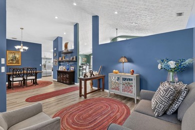 Palm trees sway over your private, screened pool at this move-in - photo 9