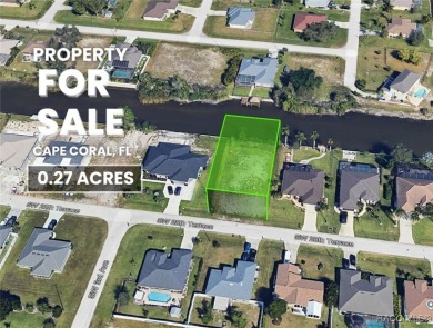 Lake Lot For Sale in Cape Coral, Florida
