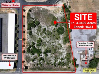 The +/- 3.3499-acre property is located along Gulf Beach Hwy (7 - photo 3