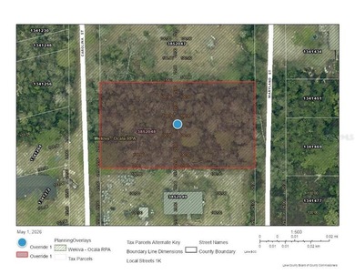 Lake Kathryn - Lake County Lot For Sale in Paisley Florida