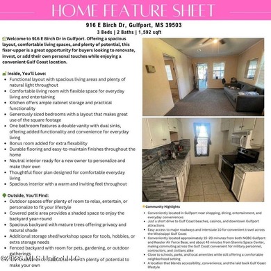 916 E Birch Dr in Gulfport offers the opportunity to create - photo 2