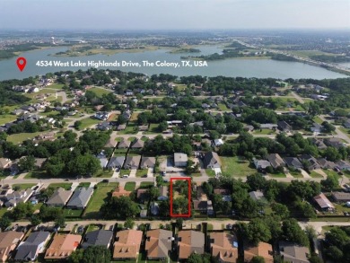 Lake Lot For Sale in The Colony, Texas