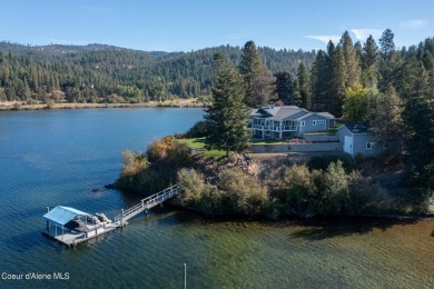 Lake Coeur d'Alene home is a serene and picturesque retreat - Lake Home For Sale in Harrison, Idaho