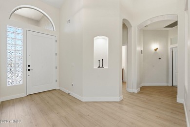 beautifully remodeled powder room adds convenience for guests - photo 9