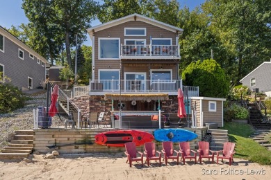 Big Pine Island Lake Home Sale Pending in Belding Michigan