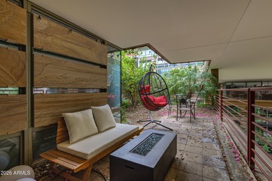 Perfectly positioned within the lush interior courtyard of the