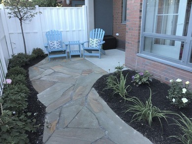 Tastefully remodeled first floor unit with a unique