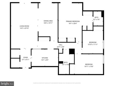 Perched on the 7th floor, this corner residence features three - photo 43
