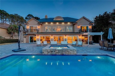 Stunning deep-water residence in Sea Pines features a private