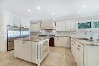 Stunning deep-water residence in Sea Pines features a private