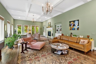 Beautiful nearly new custom built brick & stone home overlooking