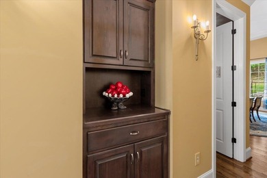 Beautiful nearly new custom built brick & stone home overlooking