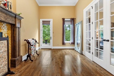 Beautiful nearly new custom built brick & stone home overlooking