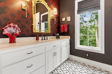 Beautiful nearly new custom built brick & stone home overlooking