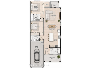 Beautiful future construction in Gulf Park Estates featuring 9' - photo 2