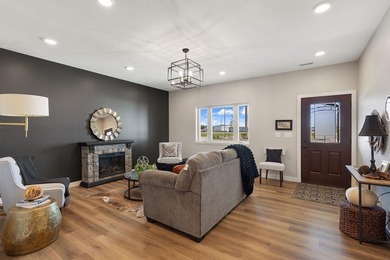 This zero-entry townhome features high-end finishes, including