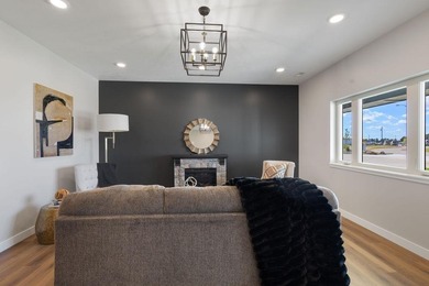 This zero-entry townhome features high-end finishes, including