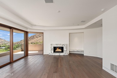 Perched high in the prestigious Tatum Canyon, this modern