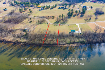 Level River Building lot on White River - Lake Lot For Sale in Norfork, Arkansas