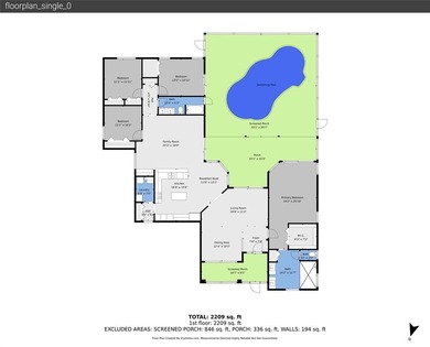 Beautifully remodeled pool home with stunning lake and golf