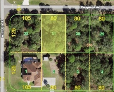 Port Charlotte Waterway Lakes Area Lot For Sale in Port Charlotte Florida