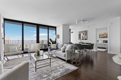 Sitting 62 floors above the city in Aqua, this oversized