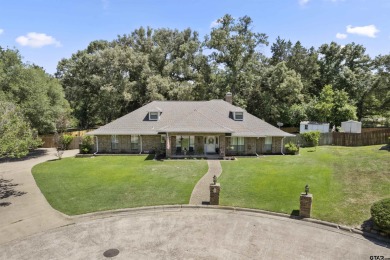 Striking Turtle Creek home nestled on beautifully manicured - Lake Home For Sale in Mount Pleasant, Texas