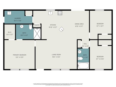 Welcome to this beautifully maintained 3-bedroom, 2-bathroom - photo 22