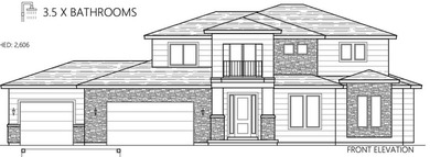 PLAN: Wakefield(3)6300.. P HOTO: ShowsUpgrades. GARAGE: 3Car - photo 2